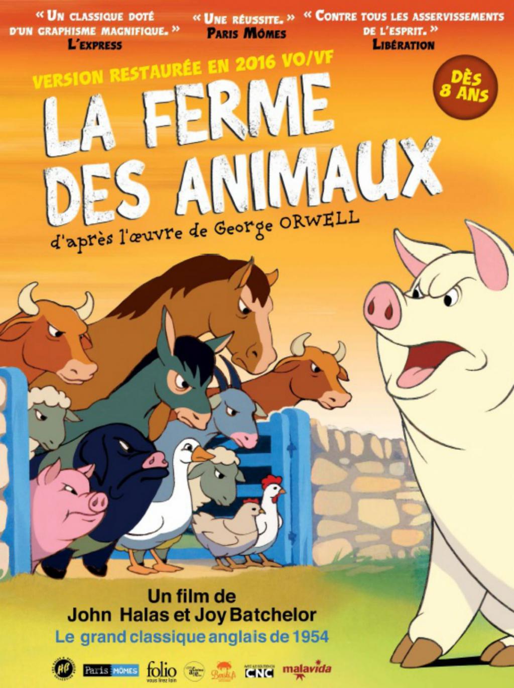 La Ferme des animaux (Joy Batchelor et John Halas, Grande-Bretagne, 1954)