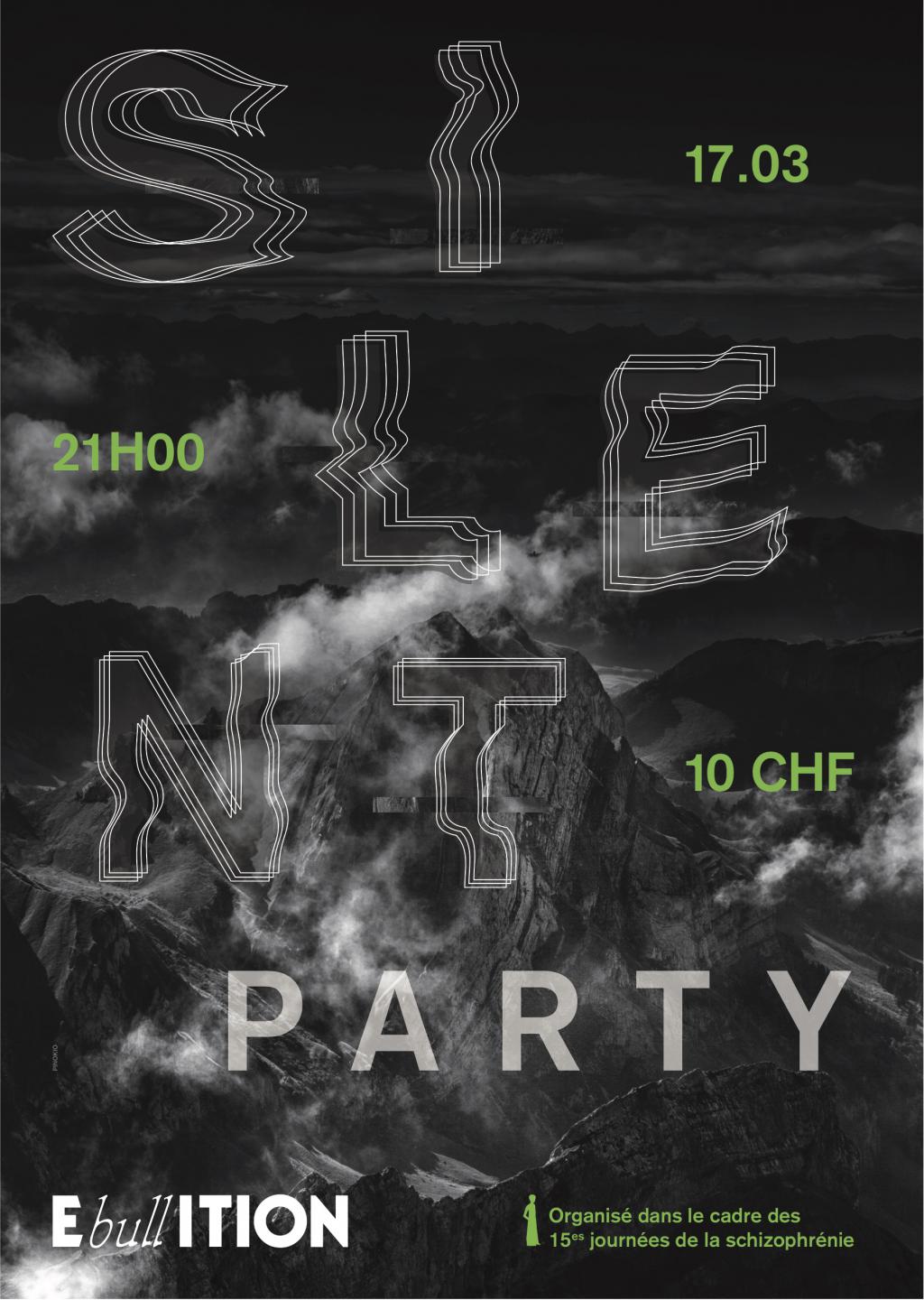 SILENT PARTY , Organisée dans le cadre des 15es journées de la schizophrénie