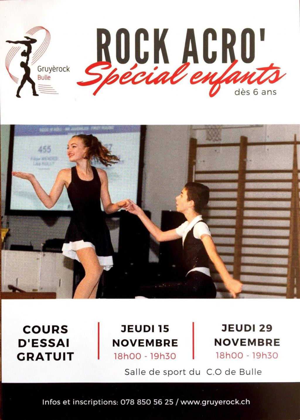Rock acrobatique pour enfants