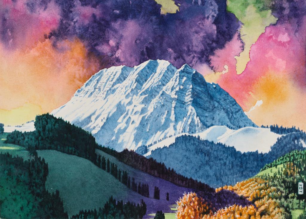 Exposition d'aquarelle de Olivier Zappelli