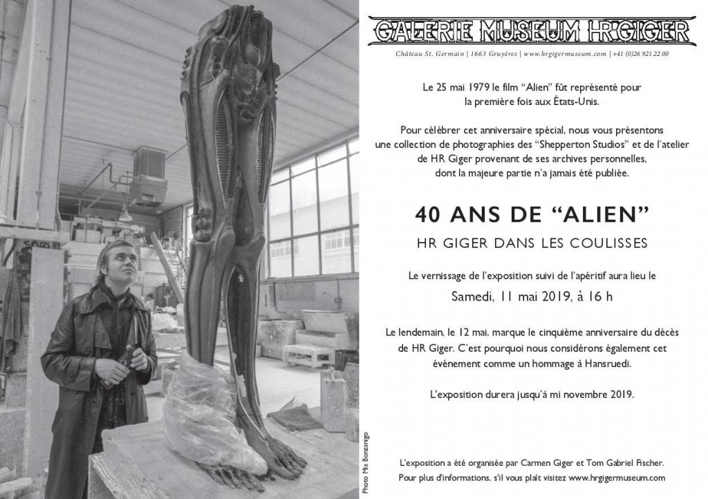 "40 ans d'Alien, HR Giger dans les coulisses"