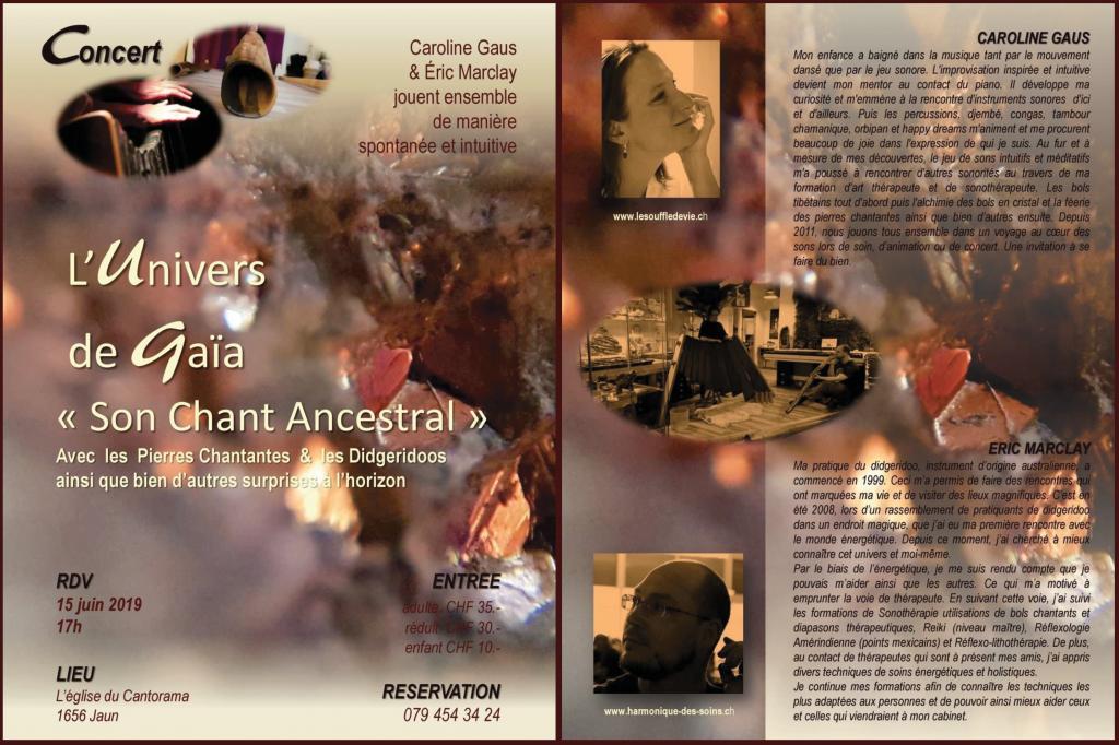 L' Univers de Gaia, "un Chant Ancestral"