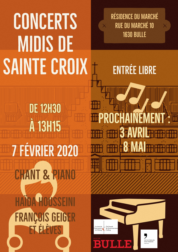 Midis de Sainte-Croix - Chant & Piano Haïda Housseini et François Geiger et élèves