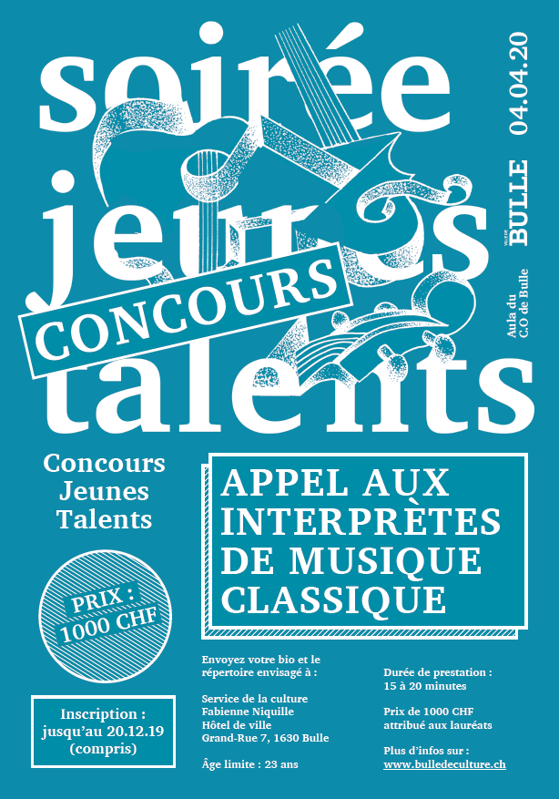 Soirée Jeunes Talents - Inscriptions au concours