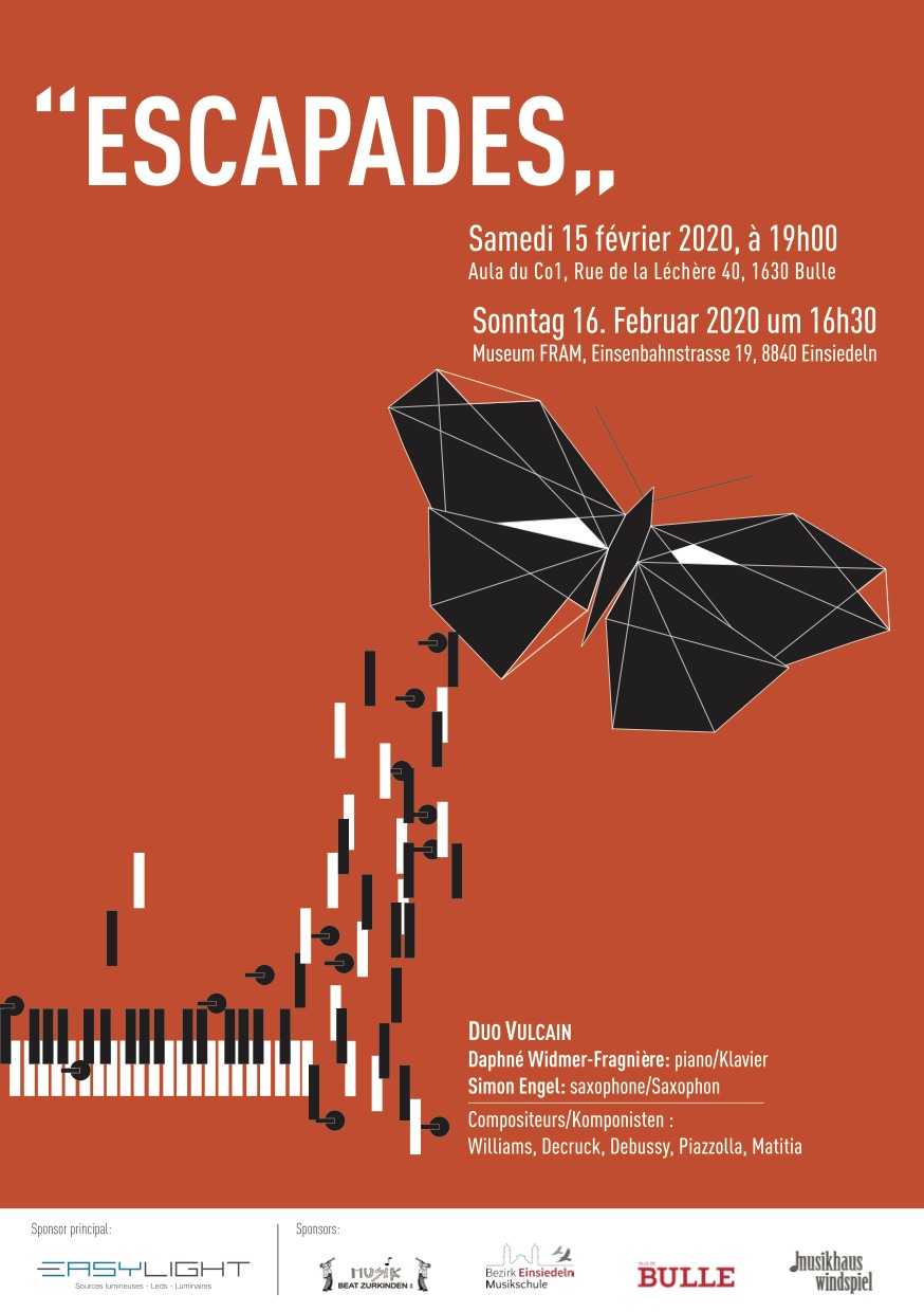 "Escapades..." Duo Vulcain - Saxophone et Piano