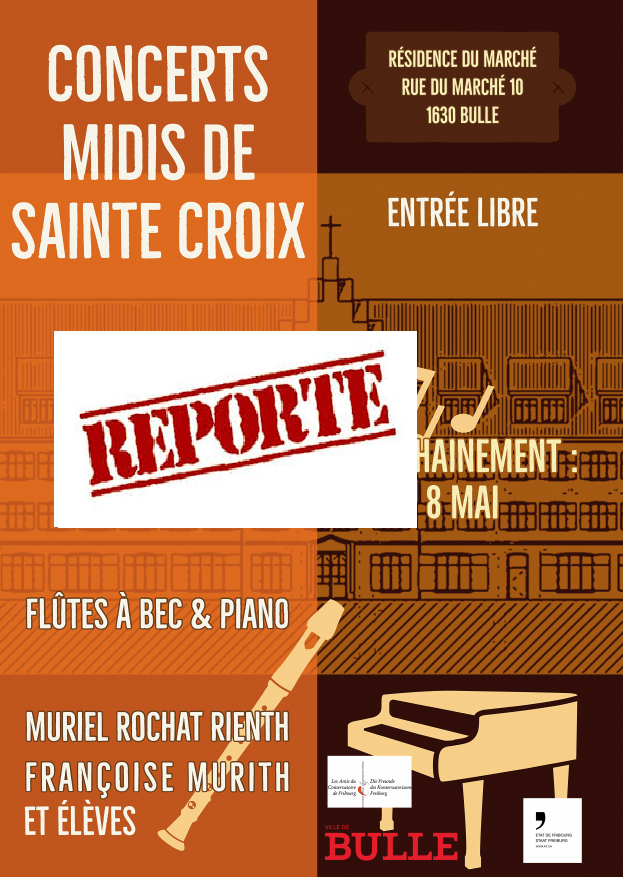 Midis de Sainte-Croix - Flûtes à bec & Piano par Muriel Rochat Rienth et Françoise Murith et élèves
