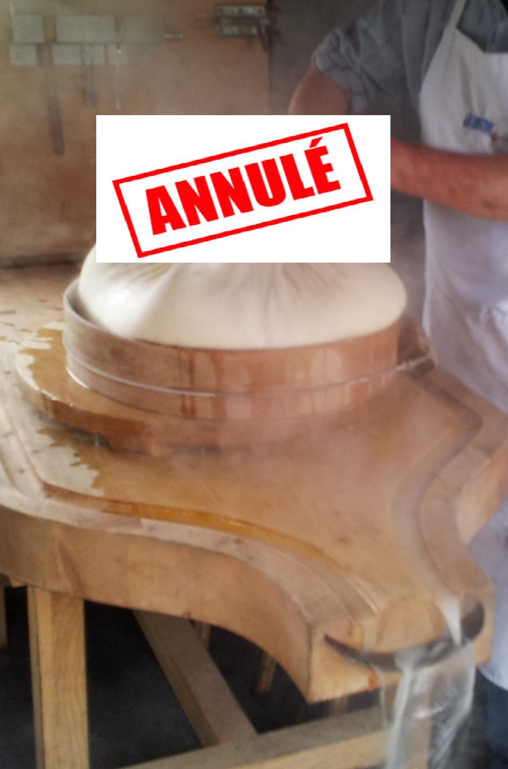 ANNULE - Fabrication de Gruyère AOP au feu de bois à La Maison du Gruyère