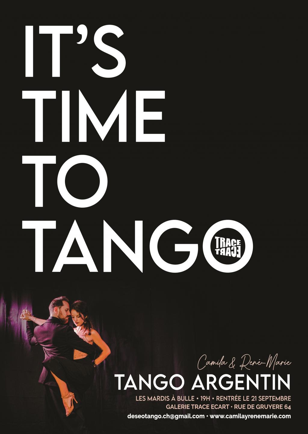 Cours de tango argentin avec Camila & René-Marie