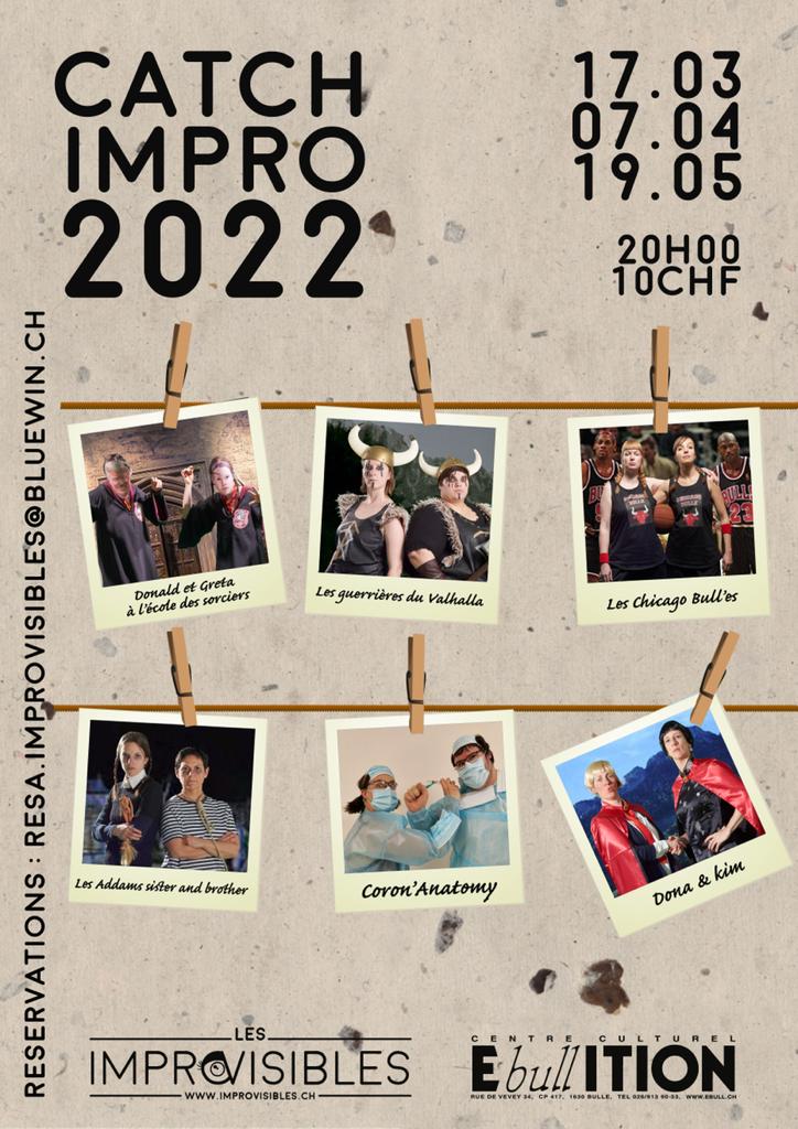 TOURNOI CATCH-IMPRO - Spectacle improvisé