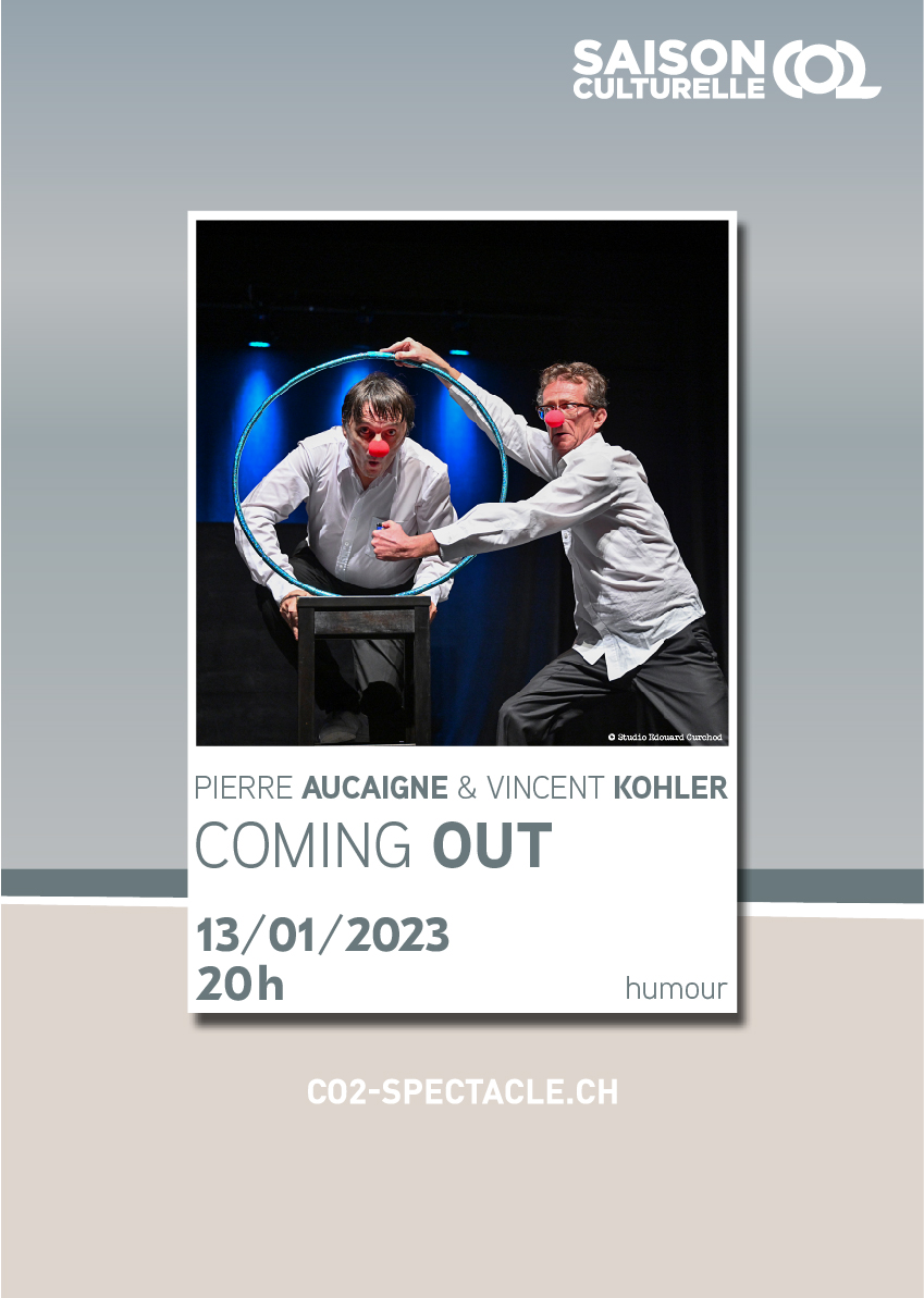 VINCENT KOHLER et PIERRE AUCAIGNE: COMING OUT