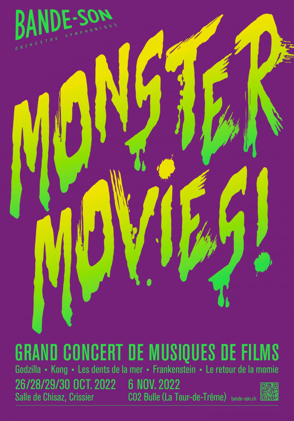 MONSTER MOVIES! Grand concert de musique de films