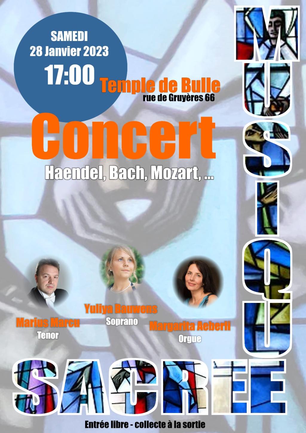 Concert de la musique sacrée