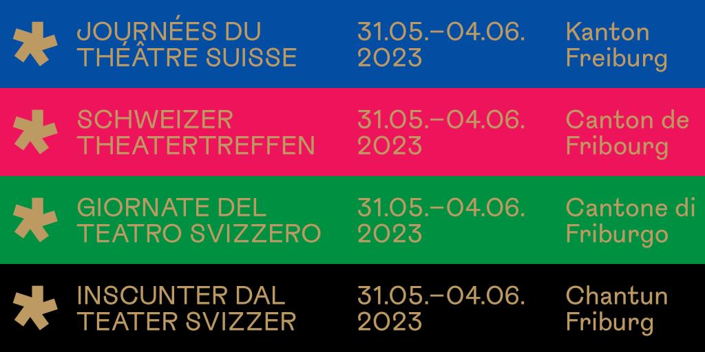 JOURNÉES DU THÉÂTRE SUISSE