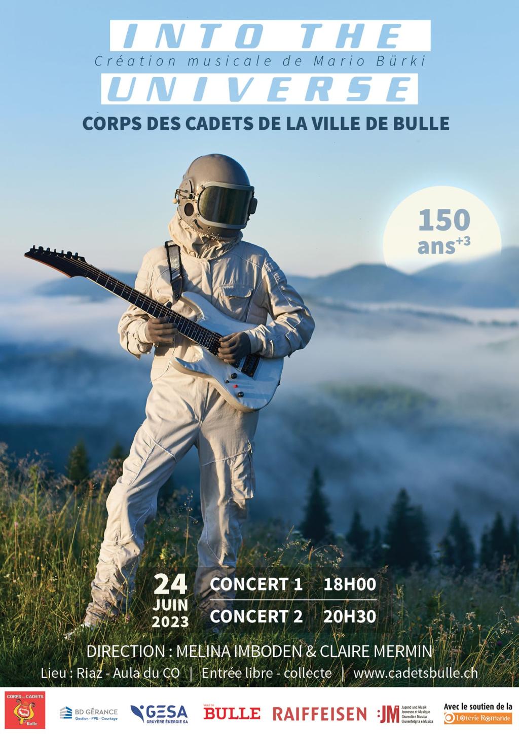 Into the Universe / 150 ans + 3 des Cadets de Bulle