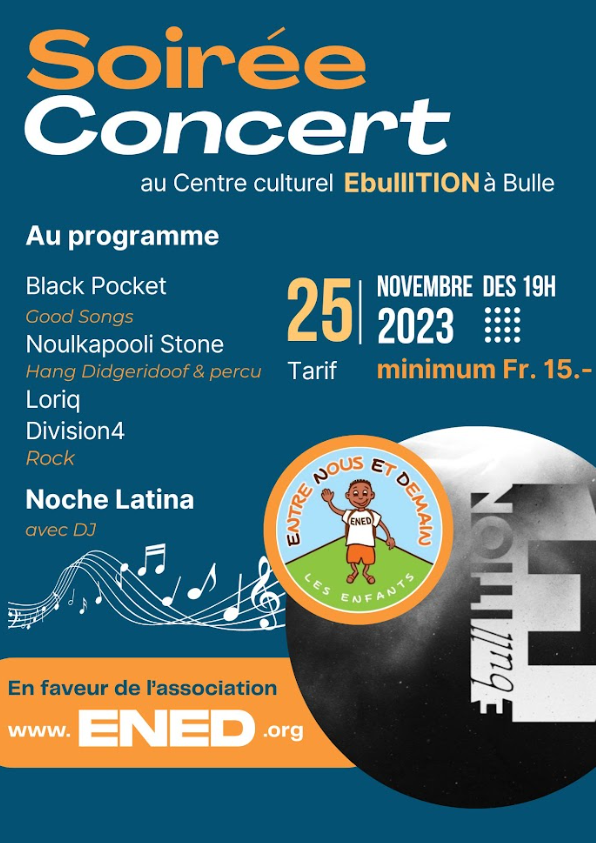 Soirée caritative pour ENED