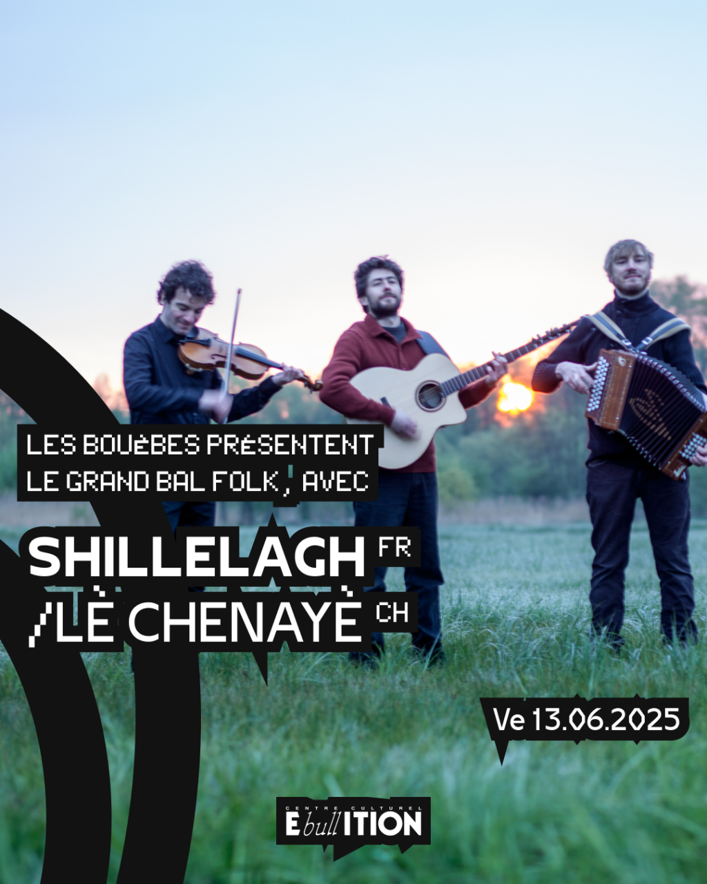 Le Grand Bal Folk avec Shillelagh (FR) et Lè Chenayè (CH)