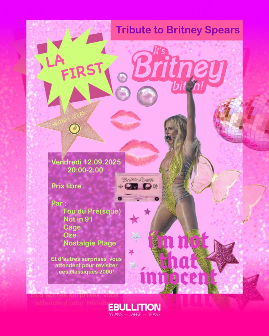 La First! Tribute to Britney Spears