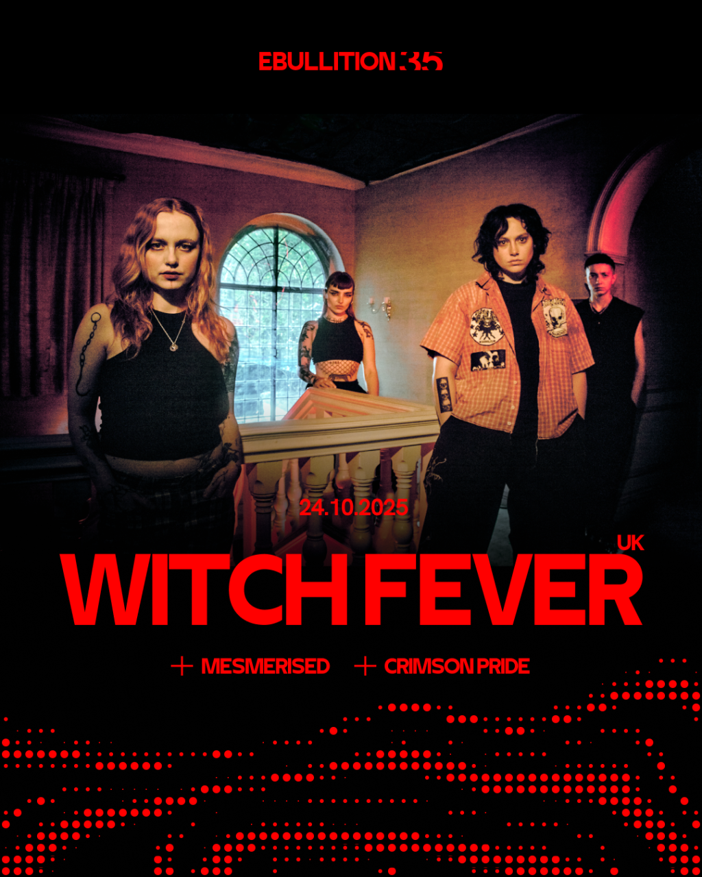 Witch Fever (UK) + Mesmerised (CH) + Crimson Pride (CH)