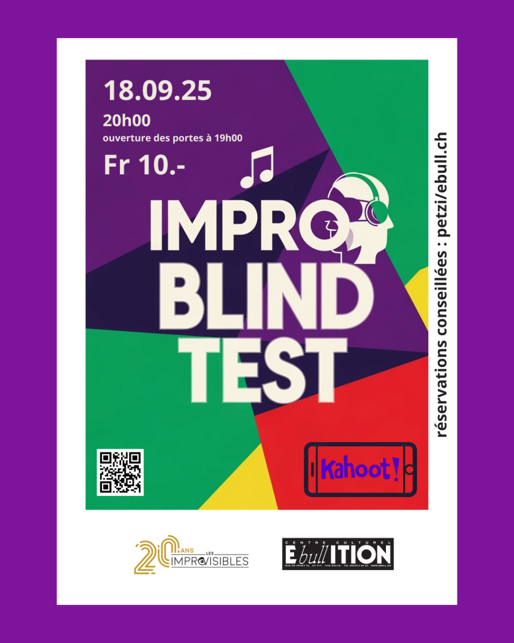 Les ImprOvisibles "Improvisons sur un Blindtest!"