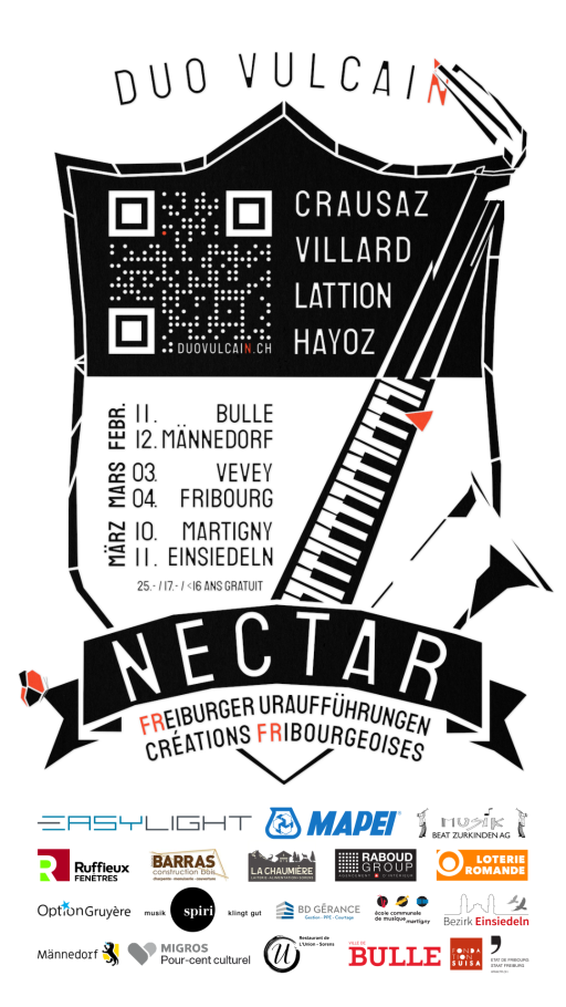 Nectar - Créations fribourgeoises - Duo Vulcain
