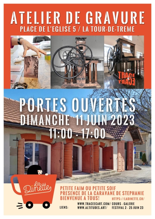 Portes ouvertes à l'Atelier de gravure Trace-Ecart