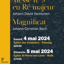 Concert du CUJM : J. D. Heinichen et J. C. Bach