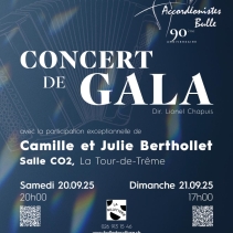 Concert de gala du Club des accordéonistes de Bulle