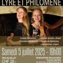 Concert Lyre et Philomène: musiques traditionnelles et anciennes