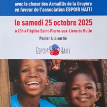Concert avec le Choeur des Armaillis de la Gruyère