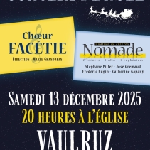 Concert choeur Facétie et quatuor de cuivres Nomade