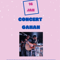 CONCERT : GAHAN rock français