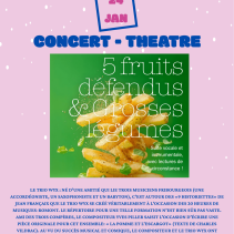 CINQ FRUITS DEFENDUS ET GROSSE LEGUMES