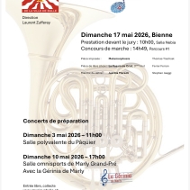 Concert de préparation à la Fête fédérale de Musique