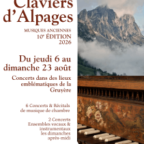 Festival Claviers d'Alpages de la Grue Baroque, 10e édition
